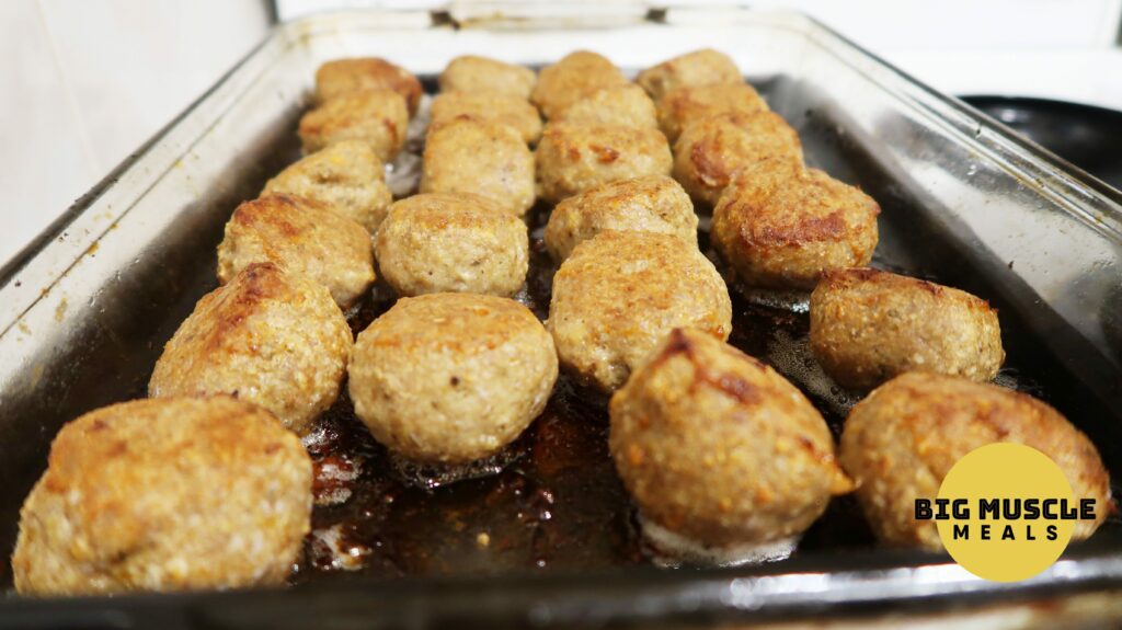 high protein turkey meatballs