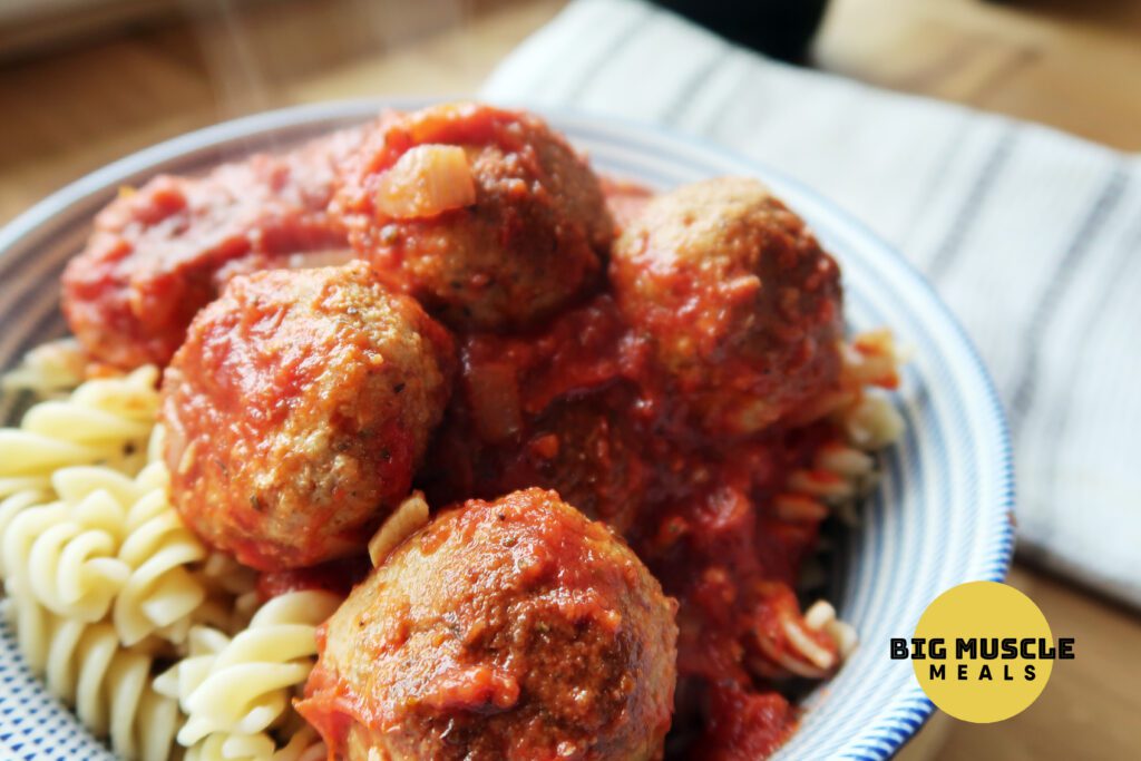 high protein turkey meatballs