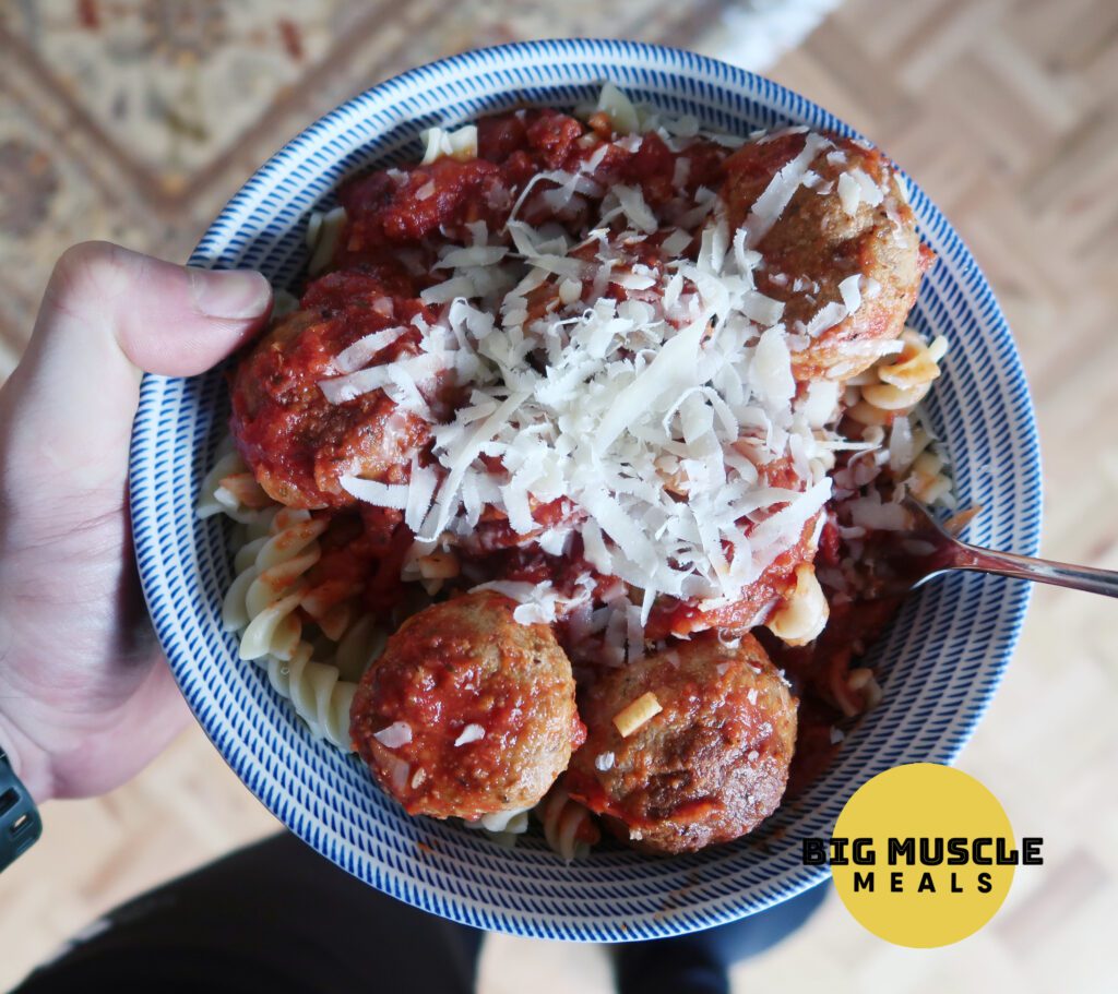 high protein turkey meatballs